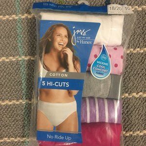 Hanes Hi cut 5 PACK